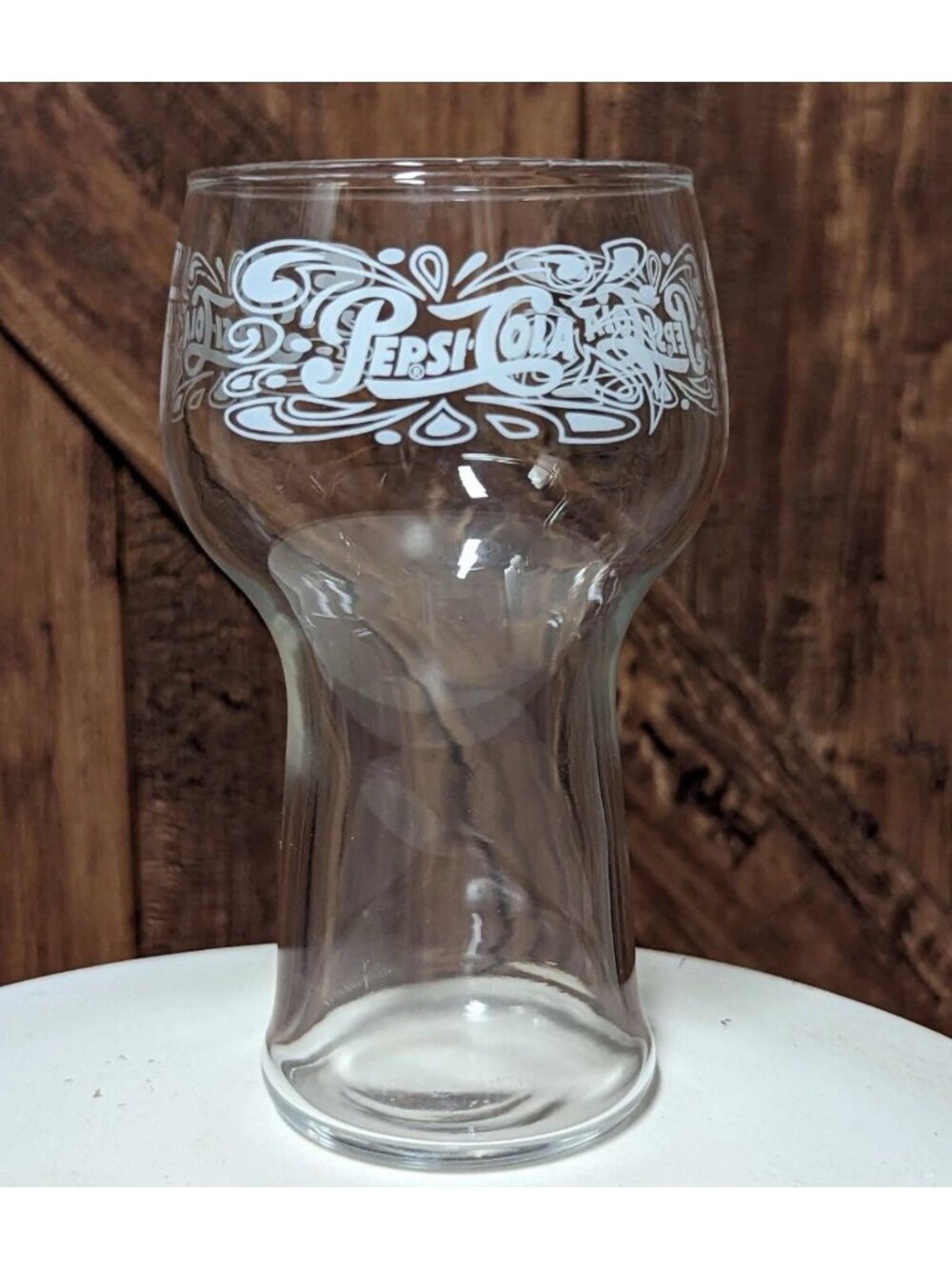 Vintage 1970's Style Logo PEPSI COLA Drinking Glass (6" tall)